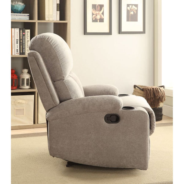 ACME Rosia Gray Velvet Motion Recliner Model 59549