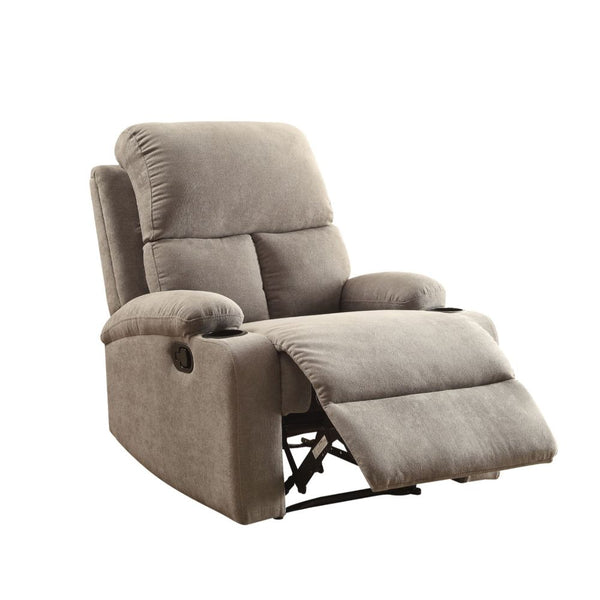 ACME Rosia Gray Velvet Motion Recliner Model 59549
