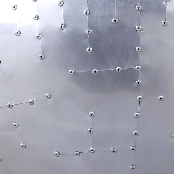 ACME Brancaster Turmeric Top Grain Leather & Aluminum Accent Chair Model 59664