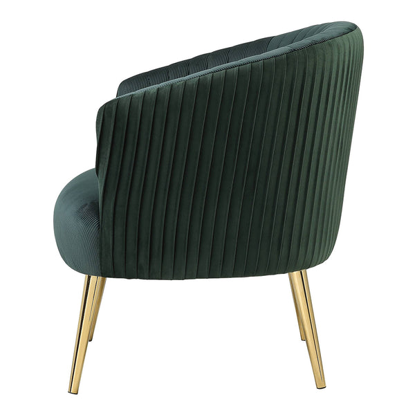 ACME Sigurd Velvet & Gold Accent Chair Model 59890