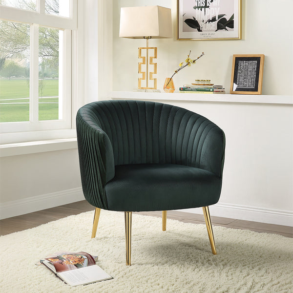 ACME Sigurd Velvet & Gold Accent Chair Model 59890