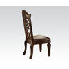 ACME Vendome Synthetic Leather & Cherry Side Chair (Set-2) Model 60003