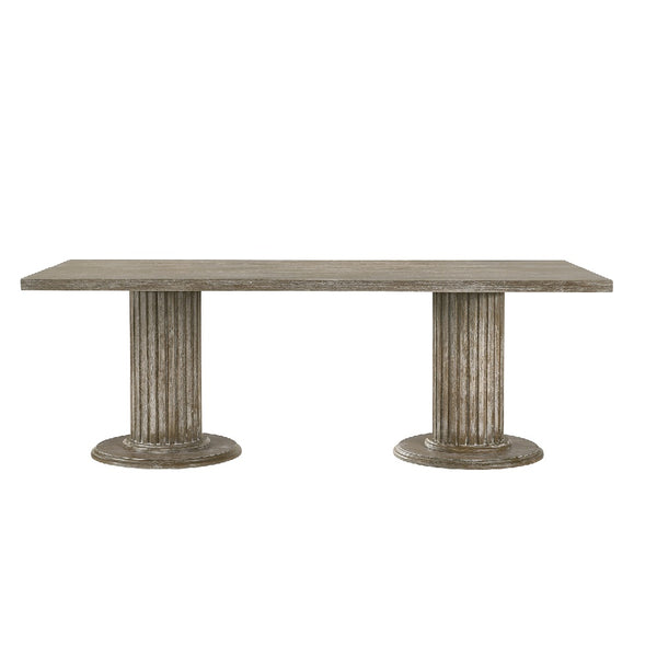 ACME Gabrian Reclaimed Gray Dining Table Model 60170