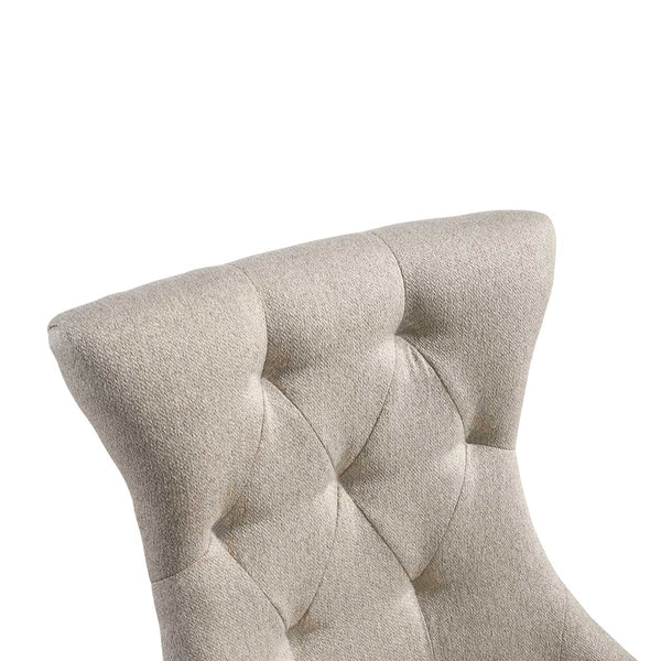 ACME Gabrian Fabric & Reclaimed Gray Side Chair (Set-2) Model 60173