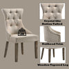 ACME Gabrian Fabric & Reclaimed Gray Side Chair (Set-2) Model 60173