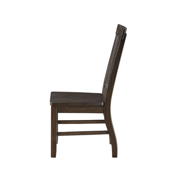 ACME Maisha Rustic Walnut Side Chair (Set-2) Model 61032