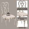 ACME Esteban Ivory Velvet & Antique Champagne Side Chair (Set-2) Model 62202