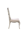 ACME Esteban Ivory Velvet & Antique Champagne Side Chair (Set-2) Model 62202