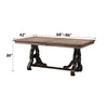 ACME Nathaniel Maple Dining Table Model 62330