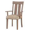 ACME Nathaniel Fabric & Maple Arm Chair (Set-2) Model 62333