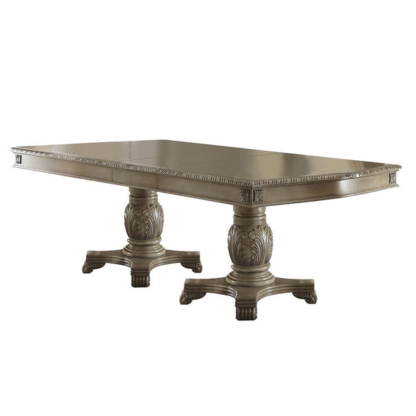 ACME Chateau de Ville Antique White Dining Table Model 64065A