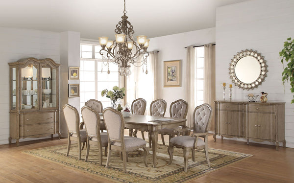 ACME Chelmsford Antique Taupe Dining Table Model 66050