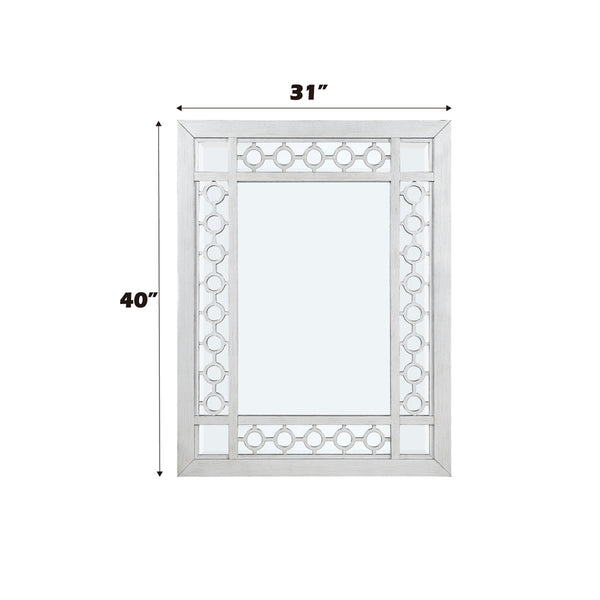ACME Varian Mirrored & Antique Platinum Mirror Model 66158