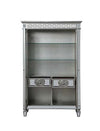 ACME Varian Mirrored & Antique Platinum Curio Model 66166