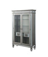 ACME Varian Mirrored & Antique Platinum Curio Model 66166