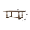 ACME Bernard Weathered Oak Dining Table Model 66185
