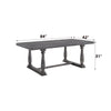 ACME Bernard Weathered Gray Oak Dining Table Model 66190