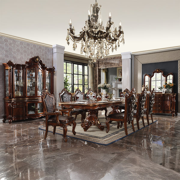 ACME Picardy Honey Oak Dining Table Model 68220