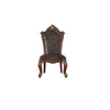 ACME Picardy Honey Oak & Synthetic Leather Side Chair (Set-2) Model 68222