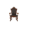 ACME Picardy Honey Oak & Synthetic Leather Arm Chair (Set-2) Model 68223