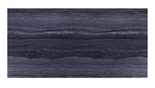 ACME Nasir White Engineered Stone & Mirrored Silver Dining Table Model 68255