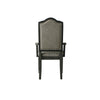 ACME House Beatrice Two Tone Gray Fabric & Charcoal Arm Chair (Set-2) Model 68813
