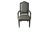 ACME House Beatrice Two Tone Gray Fabric & Charcoal Arm Chair (Set-2) Model 68813