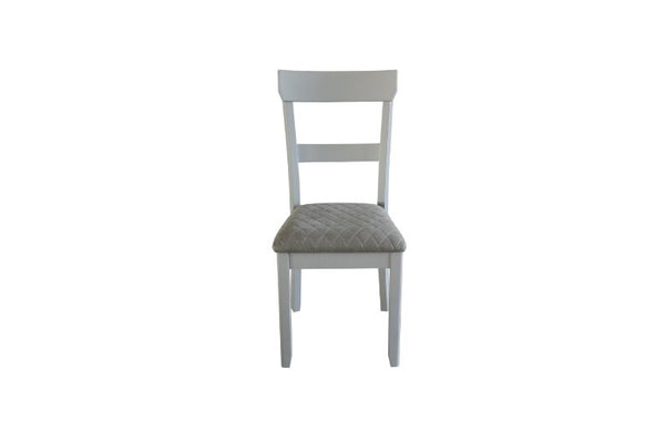 ACME House Marchese Two Tone Gray Fabric & Pearl Gray Side Chair (Set-2) Model 68862