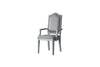ACME House Marchese Two Tone Gray Fabric & Pearl Gray Arm Chair (Set-2) Model 68863