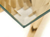 Modrest Buquet Glam Glass & Champagne Gold Rectangular Dining Table Model VGZA-T124-GLD