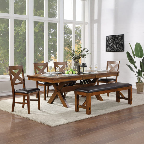 ACME Apollo Walnut Dining Table Model 70000