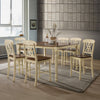 ACME Dylan Buttermilk & Oak Counter Height Table Model 70430