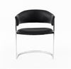 Modrest Allie Contemporary Black Leatherette Dining Chair Model VGVCB859A-BLK