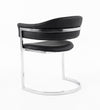 Modrest Allie Contemporary Black Leatherette Dining Chair Model VGVCB859A-BLK