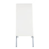 ACME Pervis White Synthetic Leather & Chrome Side Chair (Set-2) Model 71107