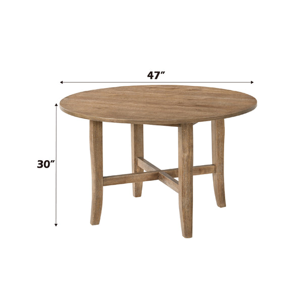 ACME Kendric Rustic Oak Dining Table Model 71775