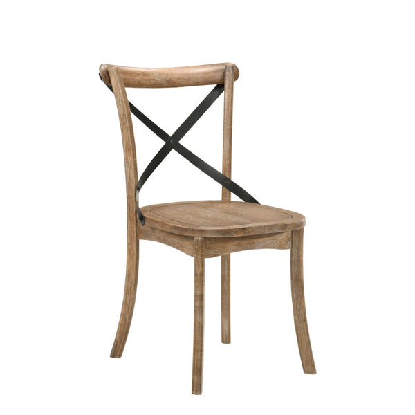 ACME Kendric Rustic Oak Side Chair (Set-2) Model 71777