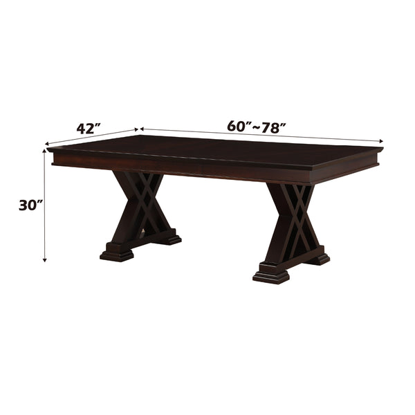 ACME Katrien Espresso Dining Table Model 71855
