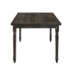 ACME Claudia II Weathered Gray Dining Table Model 71880