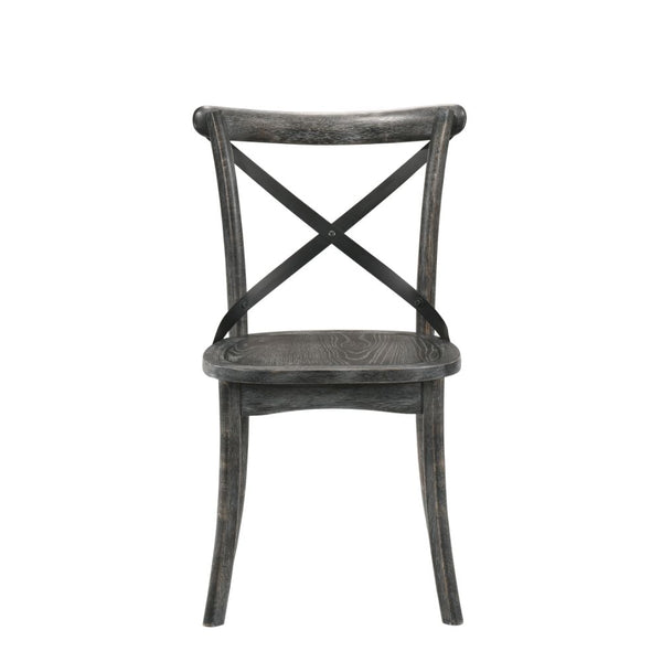ACME Kendric Rustic Gray Side Chair (Set-2) Model 71897