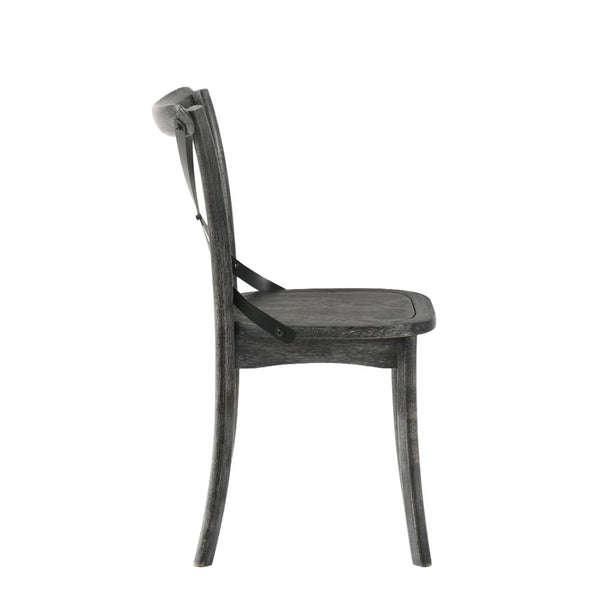 ACME Kendric Rustic Gray Side Chair (Set-2) Model 71897