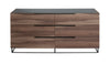 Matteo Modern Italian Walnut Dresser
