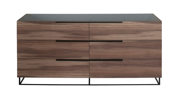 Matteo Modern Italian Walnut Dresser