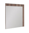 Matteo Modern Italian Walnut Mirror