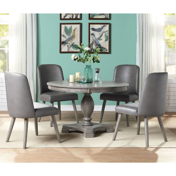ACME Waylon Gray Oak Dining Table Model 72205