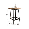 ACME Jacotte Natural & Black Bar Table Model 72330