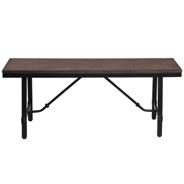 ACME Mariatu Oak & Black Bench Model 72458