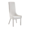 ACME Gianna Ivory Synthetic Leather & Stainless Steel Side Chair (Set-2) Model 72473