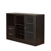 ACME Hazen Espresso Wine Cabinet Model 72640