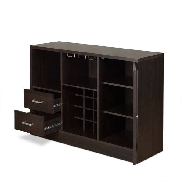 ACME Hazen Espresso Wine Cabinet Model 72640